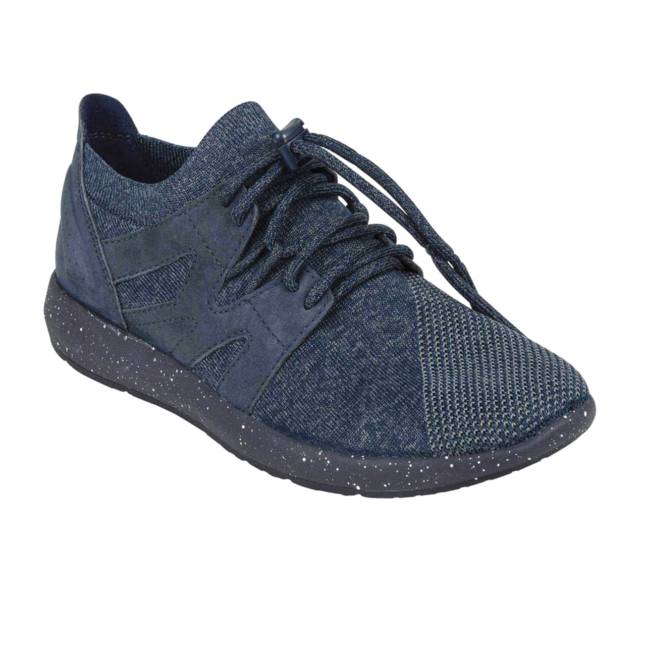 LARRIE Ladies Blue Lace Up Fit Delicate Sneakers – Larrie Shoes